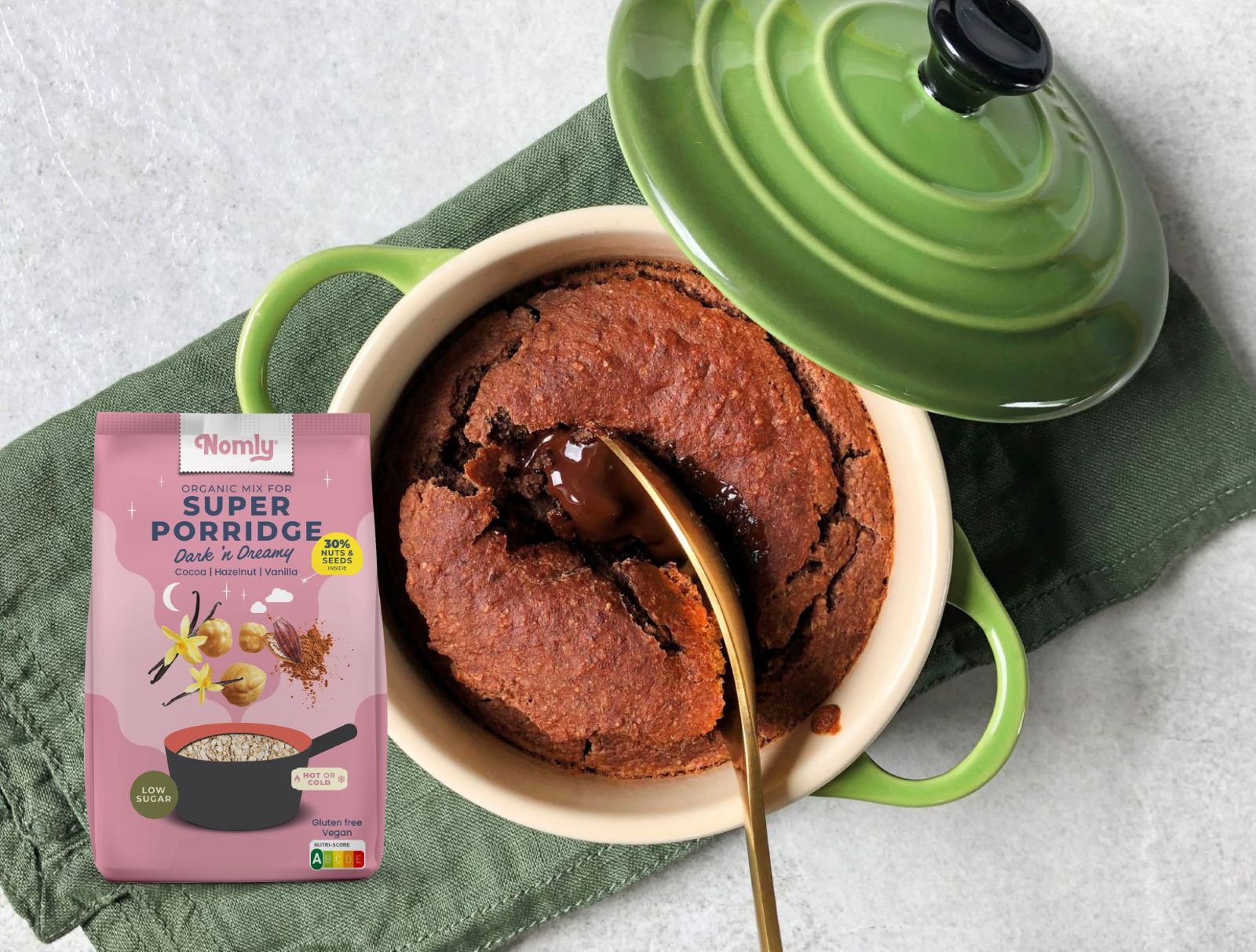 Chocolade baked oats
