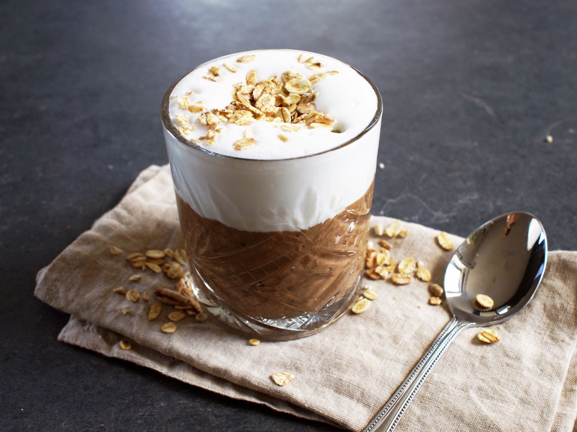 Cappuccino overnight oats