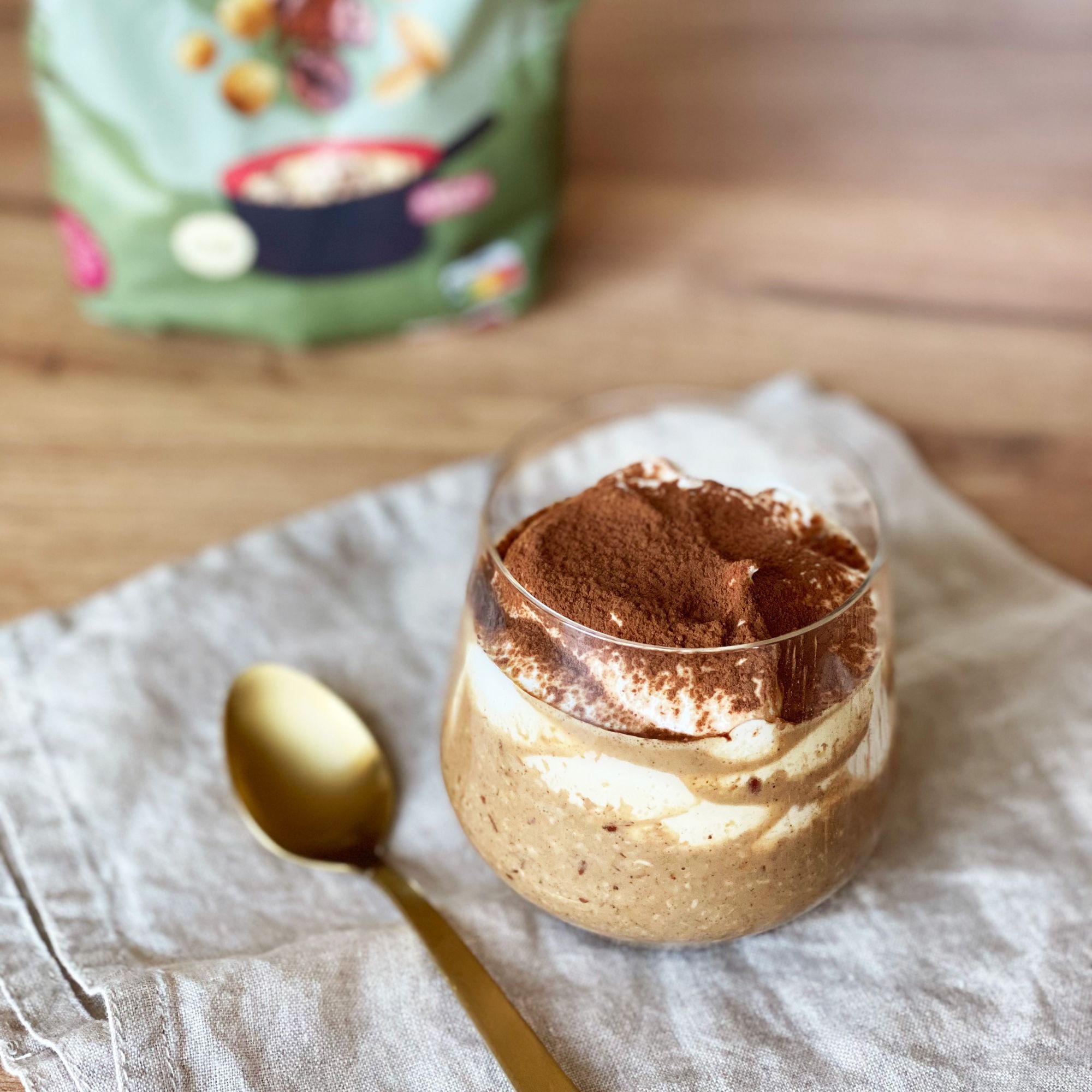 Tiramisu overnight oats