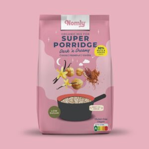 Verpakking Nomly overnight oats Dark 'n Dreamy - Cacao Verpakking Nomly overnight oats Dark 'n Dreamy - Cacao