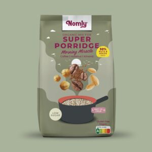 Verpakking Nomly overnight oats Morning Miracle - Koffie Verpakking Nomly overnight oats Morning Miracle - Koffie