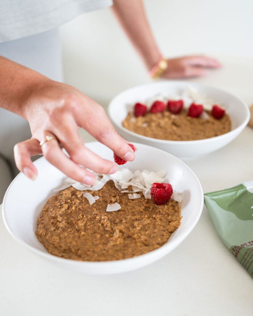 Havermoutpap als ontbijt