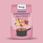 Nomly Dark 'n Dreamy, havermoutontbijt met cacao, hazelnoot en vanille