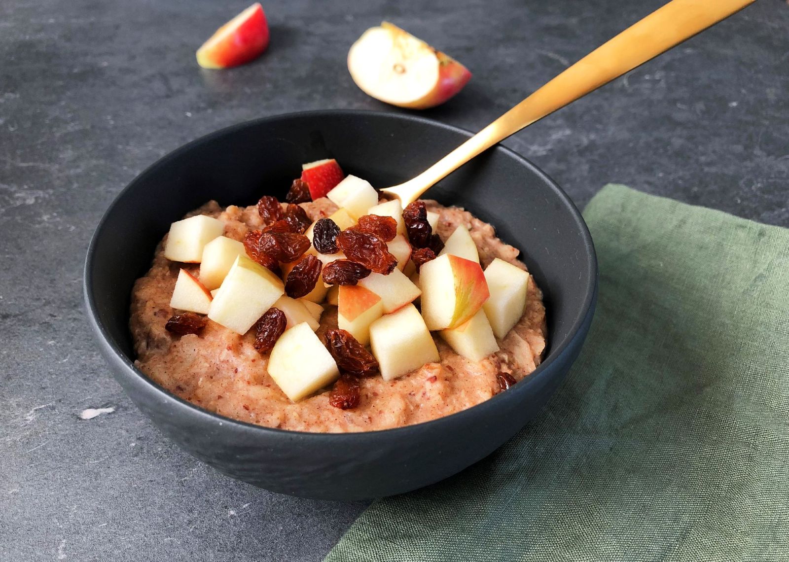 Appeltaart havermoutpap