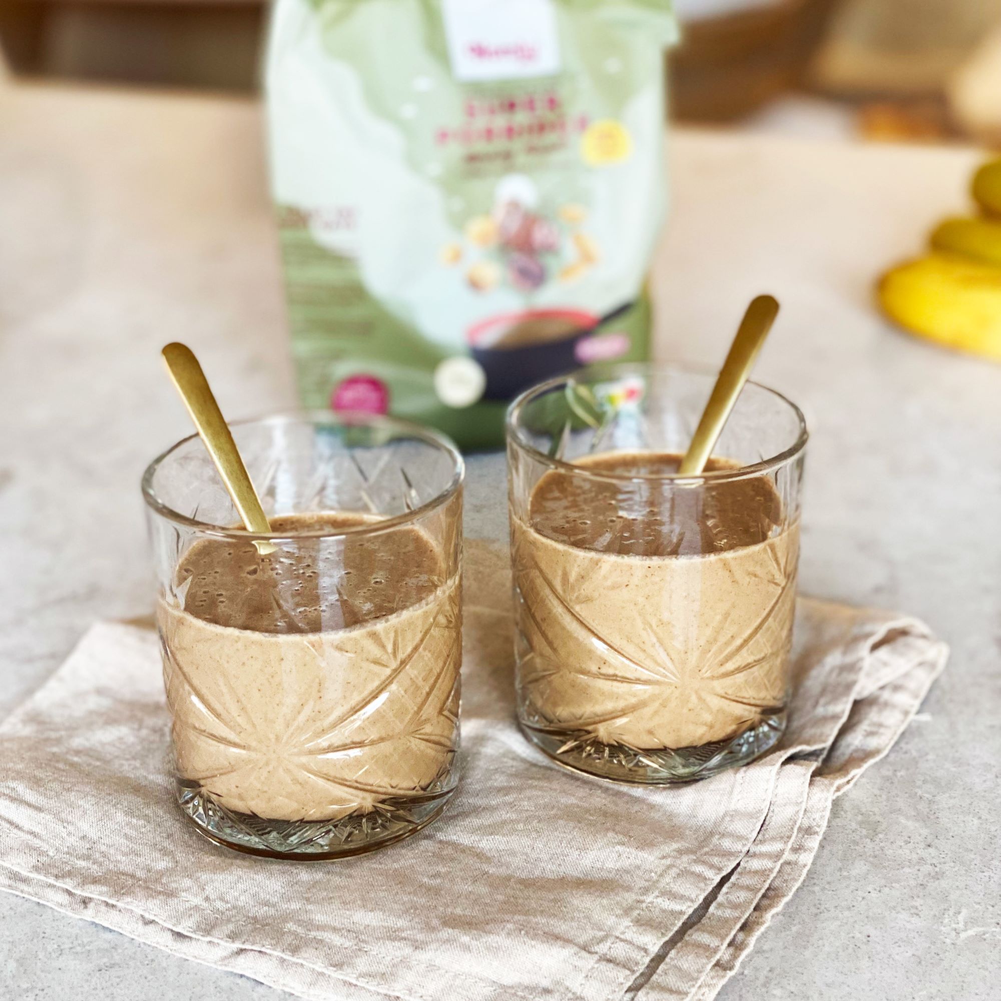Koffiesmoothie banaan